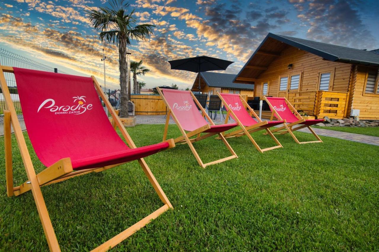 Nocleg Zator Domki Paradise Pod Palmami Esterno foto